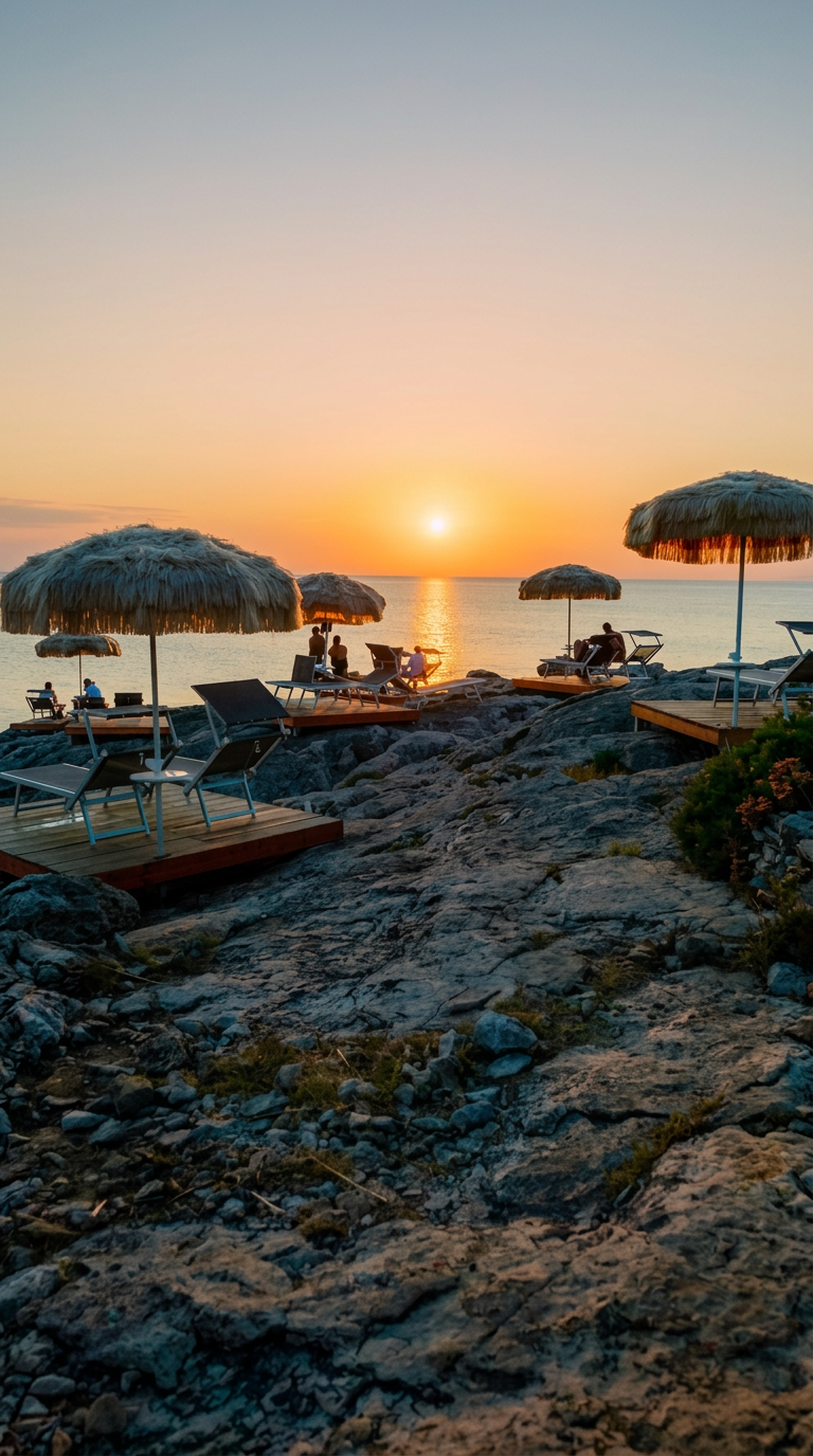 Tramonto sulla Cala del Tramonto, Isole Tremiti